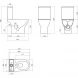 Бачок для унитаза BelBagno Lounge BB045/051T