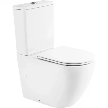 Чаша напольного безободкового унитаза BelBagno Sfera-R BB2141CPR