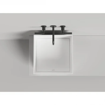 Раковина-чаша Salini S-Stone Armonia Square 03 130523M 45x45 см, накладная, белый матовый