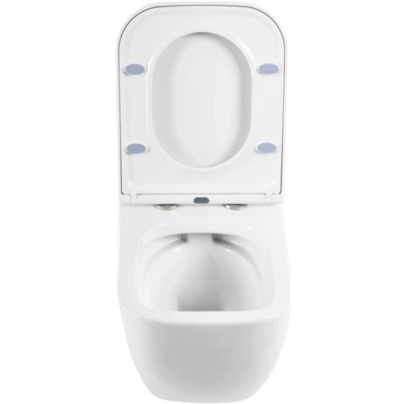 Унитаз подвесной BelBagno Alpina BB10100CHR безободковый, белый