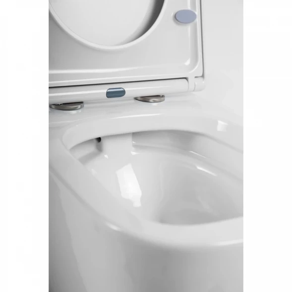 Унитаз подвесной BelBagno Alpina BB10100CHR безободковый, белый