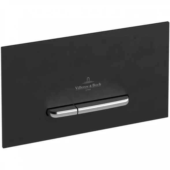 Кнопка смыва Villeroy &amp; Boch ViConnect 300E 922169AN для инсталляции, черный матовый