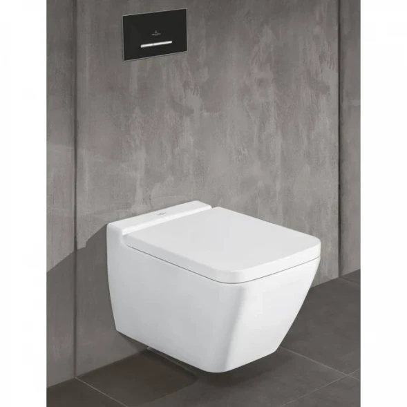 Кнопка смыва Villeroy &amp; Boch ViConnect 300E 922169AN для инсталляции, черный матовый
