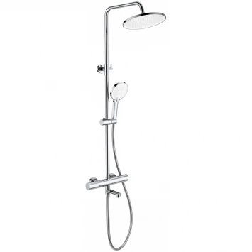 Душевая система Wonzon &amp; Woghand WW-B3069-CR 255 мм, с термостатом, хром