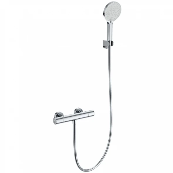 Термостат для душа Wonzon &amp; Woghand Inn 1 WW-B3013-A-CR с душевым гарнитуром, хром