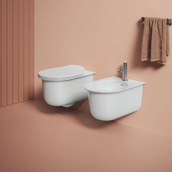 Унитаз подвесной Artceram Chic CHV001 01 00 безободковый, белый