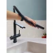Смеситель для кухни AltroBagno Flusso AltroBagnoFlusso050204MB с подключением к фильтру, гибким изливом, черный матовый