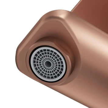 Смеситель для раковины Am.Pm X-Joy F85A02144 без донного клапана, розовое золото матовый