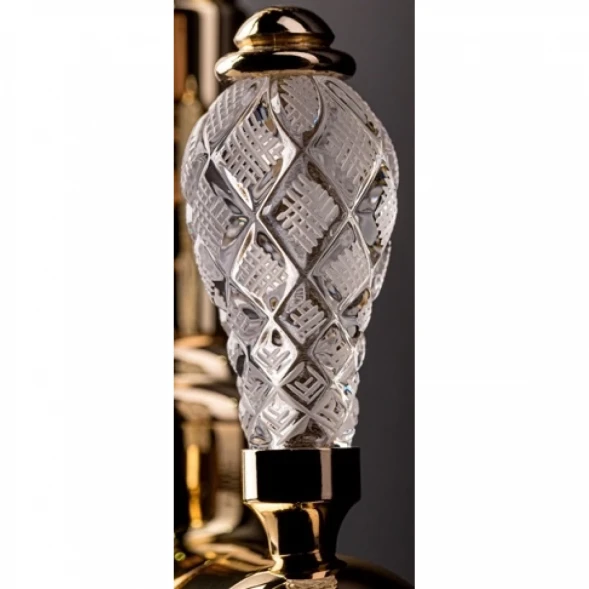Смеситель для раковины Boheme Vogue Crystal 211-CRST Золото