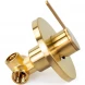 Смеситель для душа Emmevi Filobrass 85009/ORS встраиваемый, Золото матовый