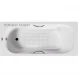 Ванна чугунная Vinsent Veron Aura VAU1507542H/VH0015CH-AS 150x75 см, с ручками, антискользящим покрытием, белый