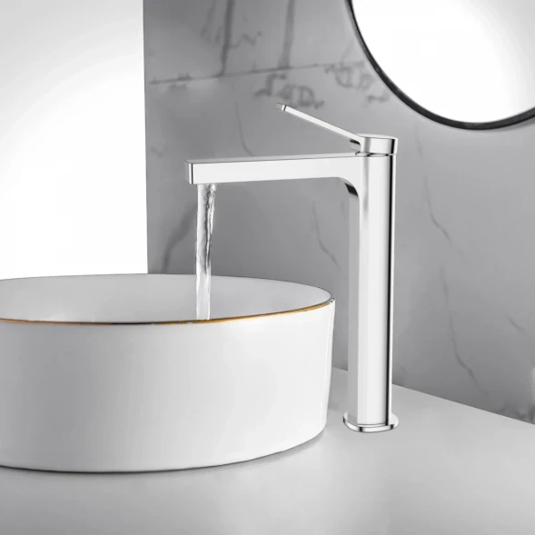 Смеситель для раковины BelBagno Albano ALBANO-LMC-CRM-W0 без донного клапана, хром