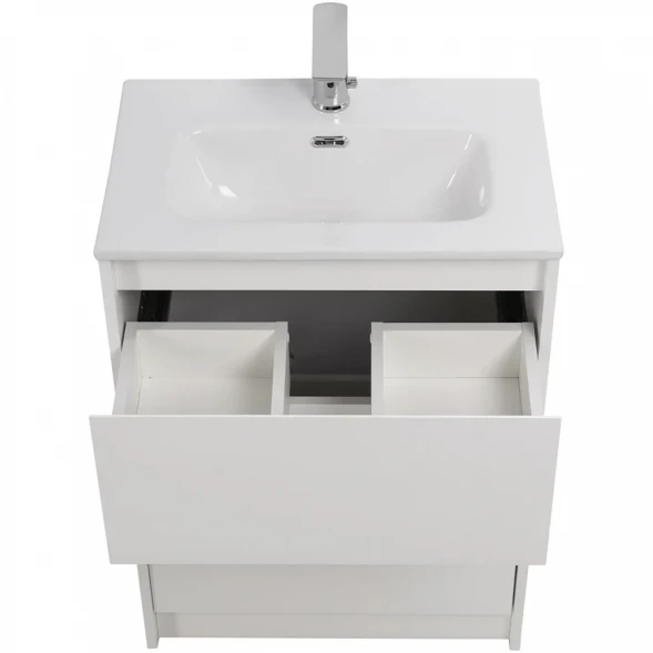 Тумба под раковину BelBagno Kraft KRAFT39-500/390-2C-PIA-BO 50,5 см, напольная, Bianco Opaco