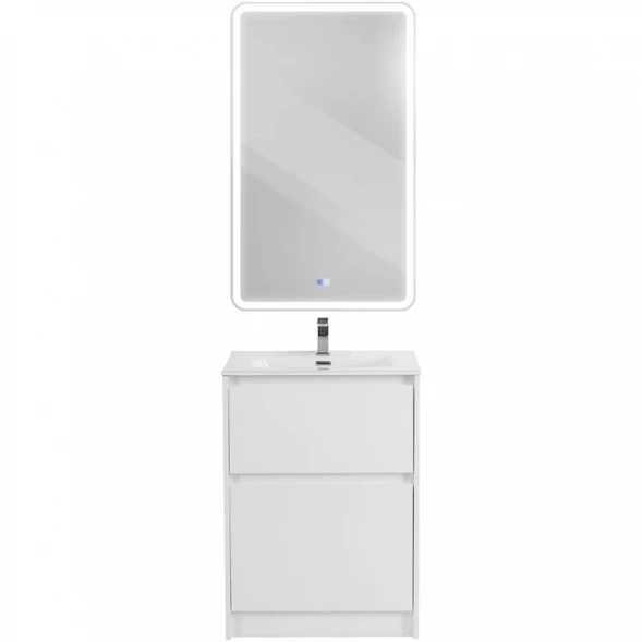 Тумба под раковину BelBagno Kraft KRAFT39-500/390-2C-PIA-BO 50,5 см, напольная, Bianco Opaco