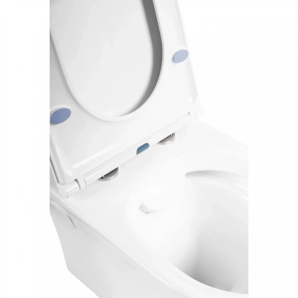 Унитаз подвесной BelBagno Ancona BB1224CHR-SM безободковый, белый