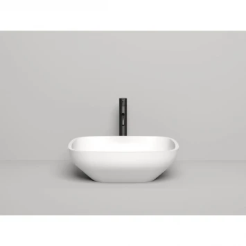 Раковина-чаша Salini S-Sense Gloria 08 1102108G 49,5x44,5 см, накладная, белый глянец