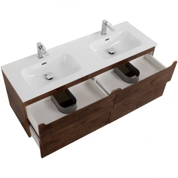 Тумба под раковину BelBagno Etna ETNA-1400-4C-SO-2-RW 140,4 см, подвесная, Rovere Moro