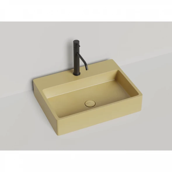 Раковина-чаша Salini S-Sense Ottavia 1103101GF 59,5x44,5 см, накладная, подвесная, покраска по RAL глянец полностью