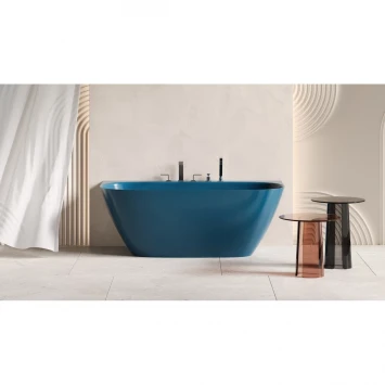Ванна из литьевого мрамора Salini S-Sense Sofia Wall 102517GF 160x80 см, покраска по RAL глянец полностью