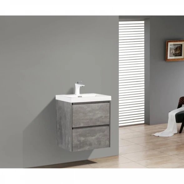 Тумба Stucco Cemento 49,2 см BelBagno Pietra PIETRA MINI-500-2C-SO-SCM
