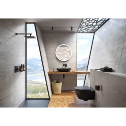 Кнопка смыва Villeroy &amp; Boch ViConnect 200S 922490AN для инсталляции, черный матовый
