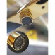 Смеситель для кухни AltroBagno Flusso AltroBagnoFlusso050205Gl с подключением к фильтру, гибким изливом, Золото
