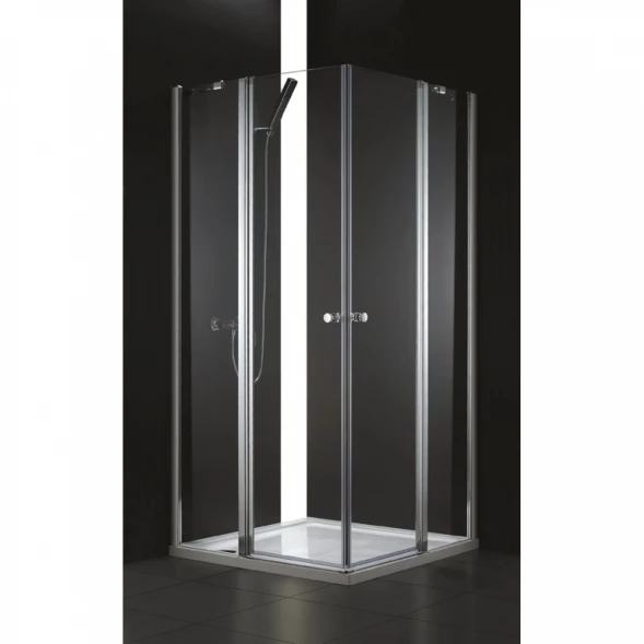 Душевой уголок Cezares Elena 90x90 см прозрачное стекло ELENA-W-A-22-90-C-Cr
