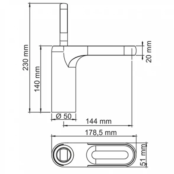 Смеситель для раковины WasserKRAFT Kammel 1803