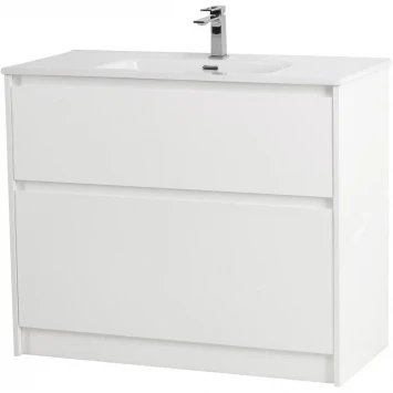 Тумба под раковину BelBagno Kraft KRAFT-1000-2C-PIA-BO 100 см, напольная, Bianco Opaco