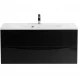 Тумба Nero Lucido 109,6 см BelBagno Marino MARINO-1100-2C-SO-NL-P