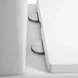 Чаша напольного безободкового унитаза с сиденьем микролифт BelBagno Aurora BB8604CPR/SC