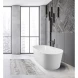 Акриловая ванна BelBagno BB416-1700-800 170,5x80 см, отдельностоящая, белый