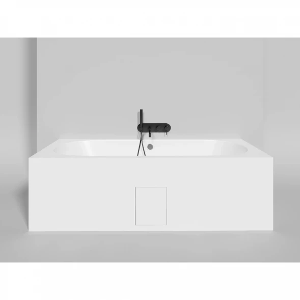 Ванна из литьевого мрамора Salini S-Stone Ornella Axis 103422M 190,5x90,5 см, белый матовый