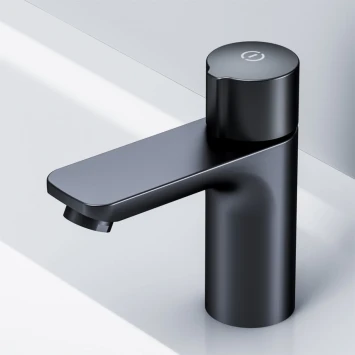Смеситель для раковины Am.Pm X-Joy F85A02522 без донного клапана, черный матовый