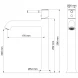 Смеситель для раковины Wonzon &amp; Woghand Tor WW-88019073-BG золотой матовый