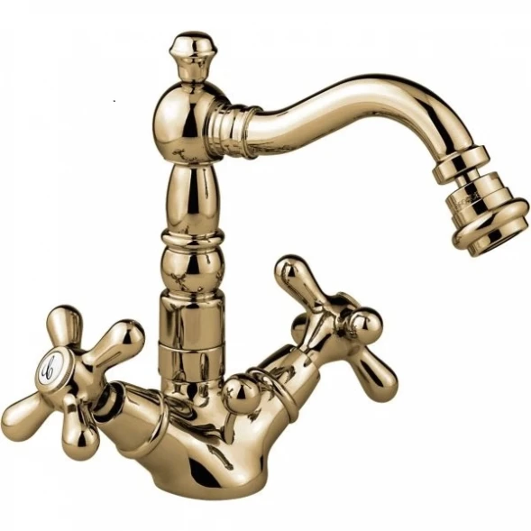 Смеситель для биде Emmevi Deco Old 12614/BR с донным клапаном, бронза