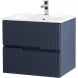 Тумба Grafito 57 см Cezares Duet DUET-600-2C-SO-GR-P