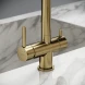Смеситель для кухни Sancos Foster SC4014BG с подключением к фильтру, Золото матовый