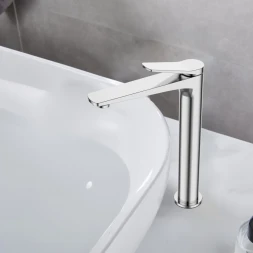 Смеситель для раковины BelBagno Unique UNIQUE-LMC-CRM-W0 без донного клапана, хром