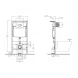 Инсталляция для унитаза BelBagno BB026 + BB082BL с кнопкой смыва, белый глянец