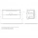 Тумба Rovere Grigio 109,6 см BelBagno Marino MARINO-1100-2C-SO-RG-P