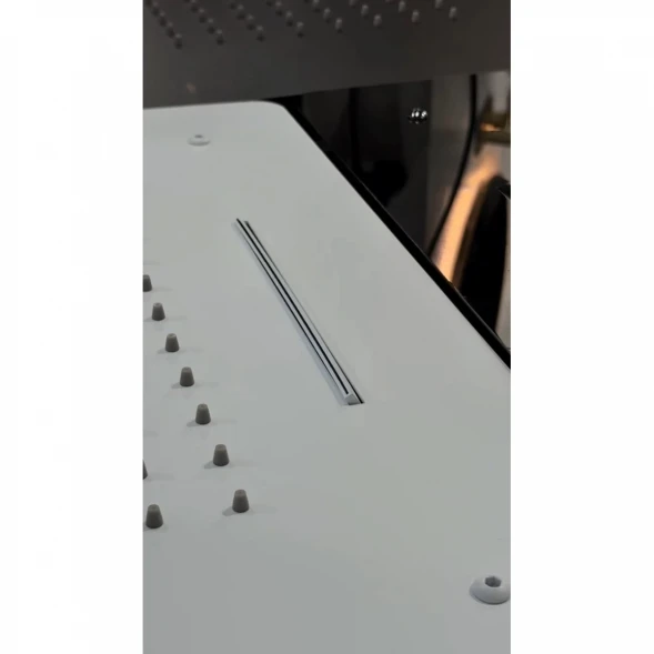 Потолочный душ Boheme 428-MG 600 мм, 2 режима, золотой матовый