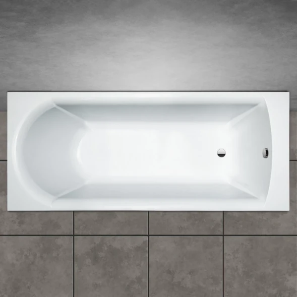 Ванна из литьевого мрамора Marmo Bagno Глория MB-GL160-70 160x70 см, белый
