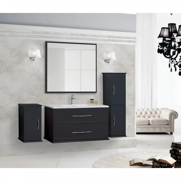 Шкаф одностворчатый Cezares Tiffany 54961 34x59 см L/R, Nero Grafite