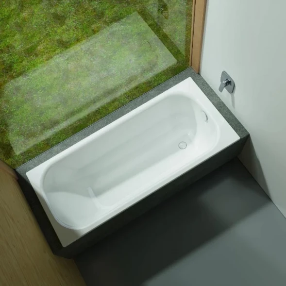 Ванна стальная Bette Form 2950-000 AD, PLUS, AR 180x80 см, с антискользящим и водоотталкивающим покрытием, белый