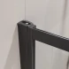 Шторка на ванну Cezares Slider SLIDER-FIX-VF-11-90/150-C-NERO 90 см, профиль черный матовый, стекло прозрачное