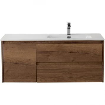 Тумба под раковину BelBagno Kraft KRAFT-1000-2C-1A-SO-RT-R 100 см R, подвесная, Rovere Tabacco