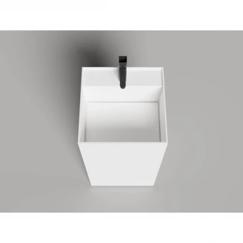 Раковина Salini S-Stone Armonia Square Top 01 130521TM 46x46 см, напольная, белый матовый