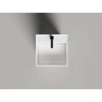 Раковина Salini S-Stone Armonia Square Top 01 130521TM 46x46 см, напольная, белый матовый