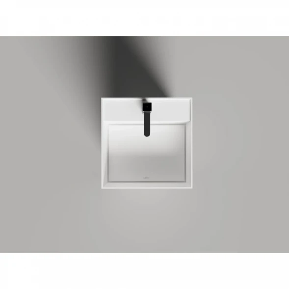 Раковина Salini S-Stone Armonia Square Top 01 130521TM 46x46 см, напольная, белый матовый